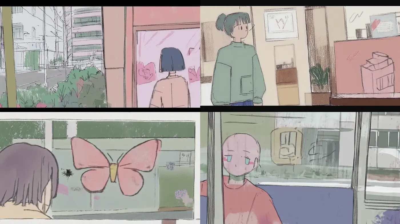 Softly Textured Whimsy: Evoking Transitional Moments in a Pastel World - Midjourney sref style