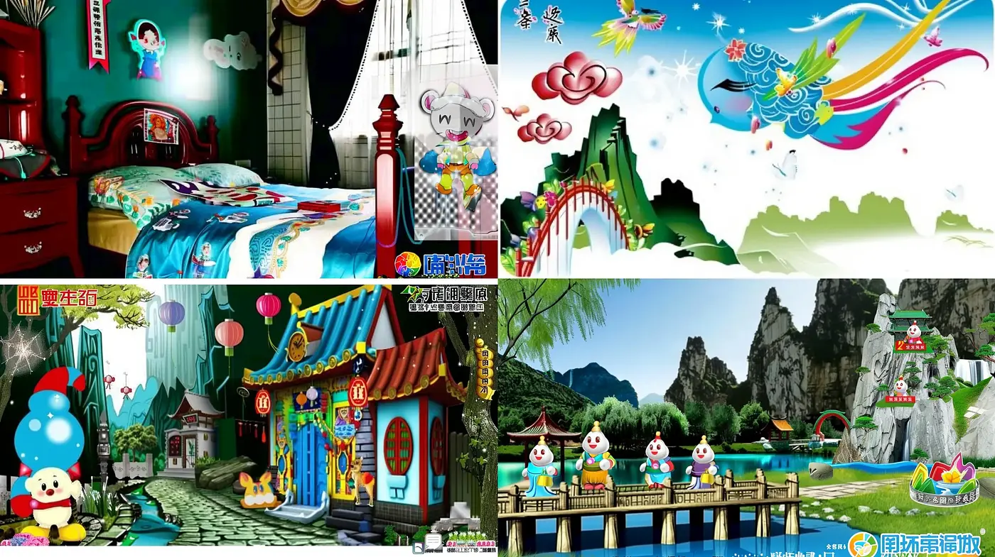 Vibrant Fantasia: A Lively Expression in Digital Vividity - Midjourney sref style