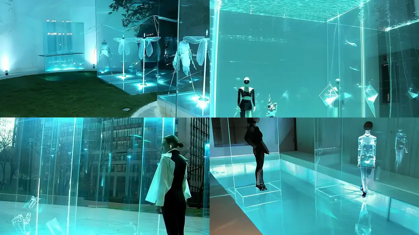 Futuristic and Ethereal Aesthetics with a Hint of Minimalism - Midjourney sref style