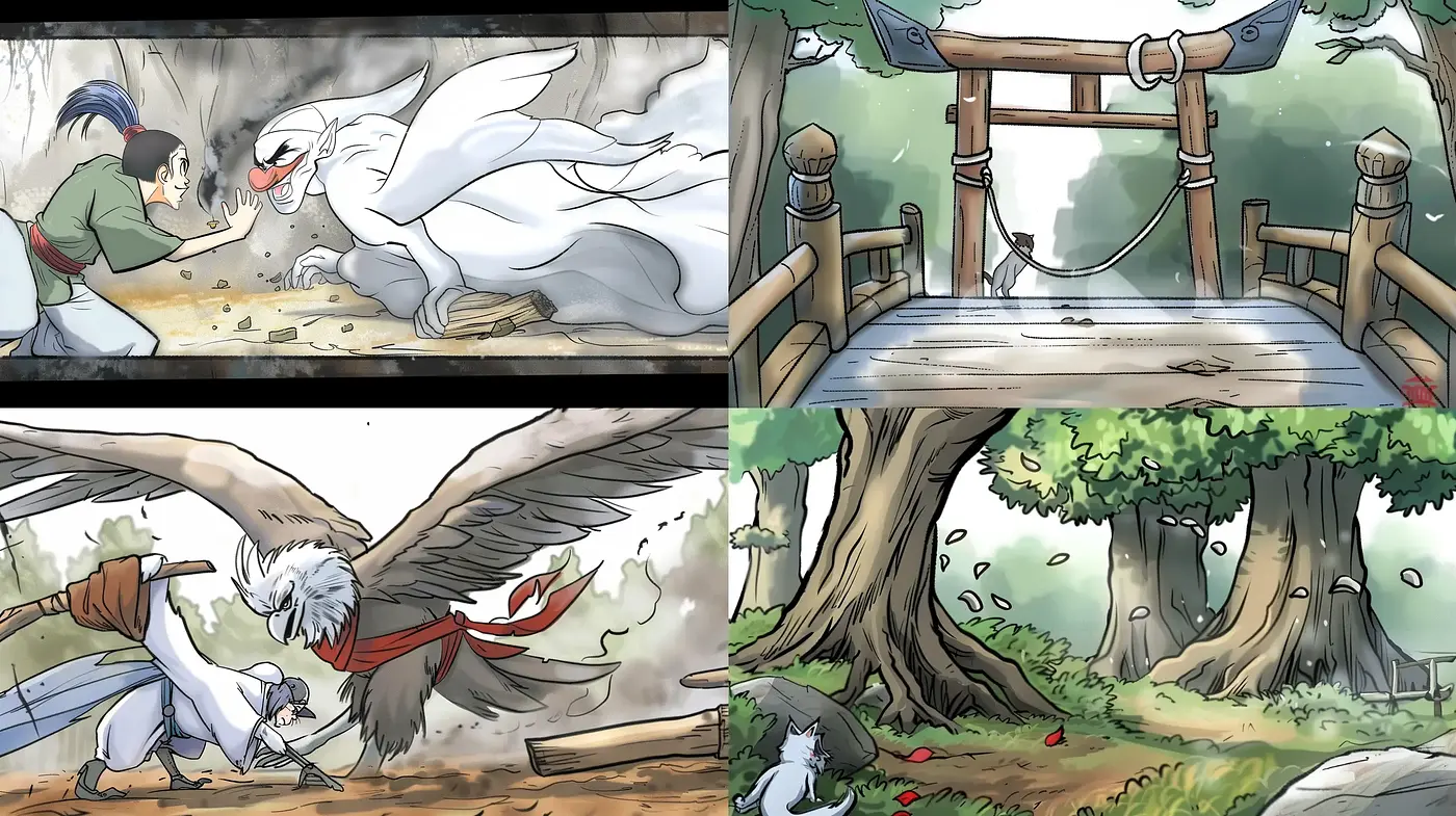 Ethereal Fantasia: A Dreamlike Journey in Brush and Hue - Midjourney sref style