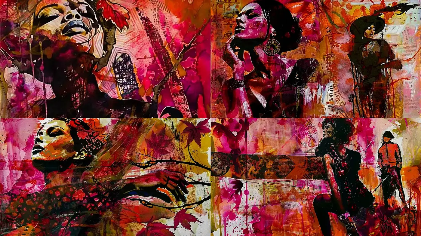 Vibrant and Expressive Art with Rich Cultural Resonance - Midjourney sref style