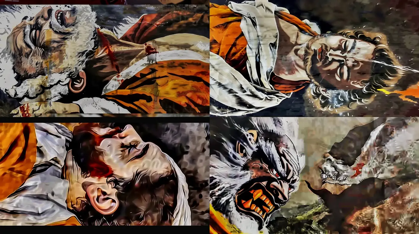 Dynamic Expressionist Fury: A Vivid Art Style Embracing Chaos and Emotion - Midjourney sref style