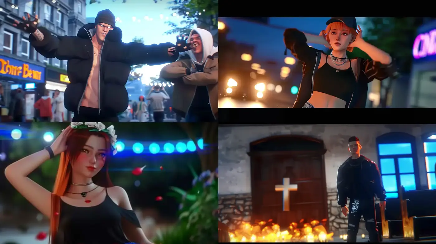 Luminous Twilight: A Notional Journey Through Stylized Digital Realism - Midjourney sref style