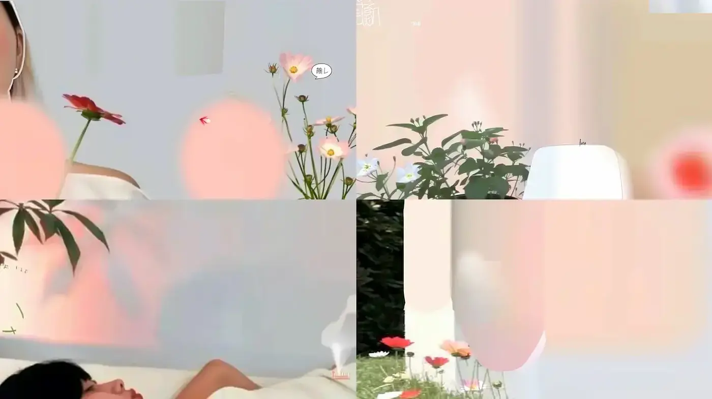Aesthetic Blend of Softness and Nature in Contemporary Digital Art - Midjourney sref style