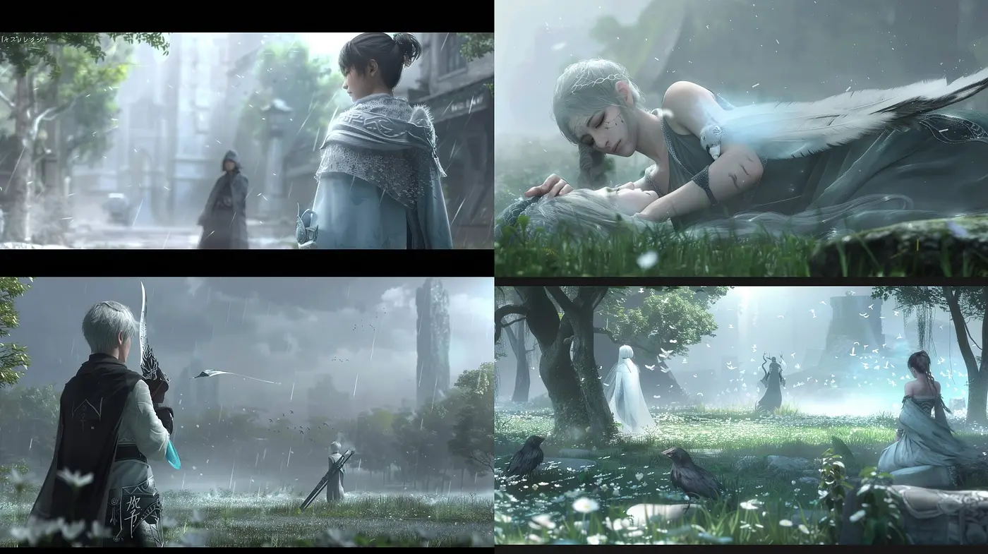 Ethereal Realism with a Touch of Fantasy: A Consistent Vision Through the Veil of Mist and Dreamlike Ambiance - Midjourney sref style
