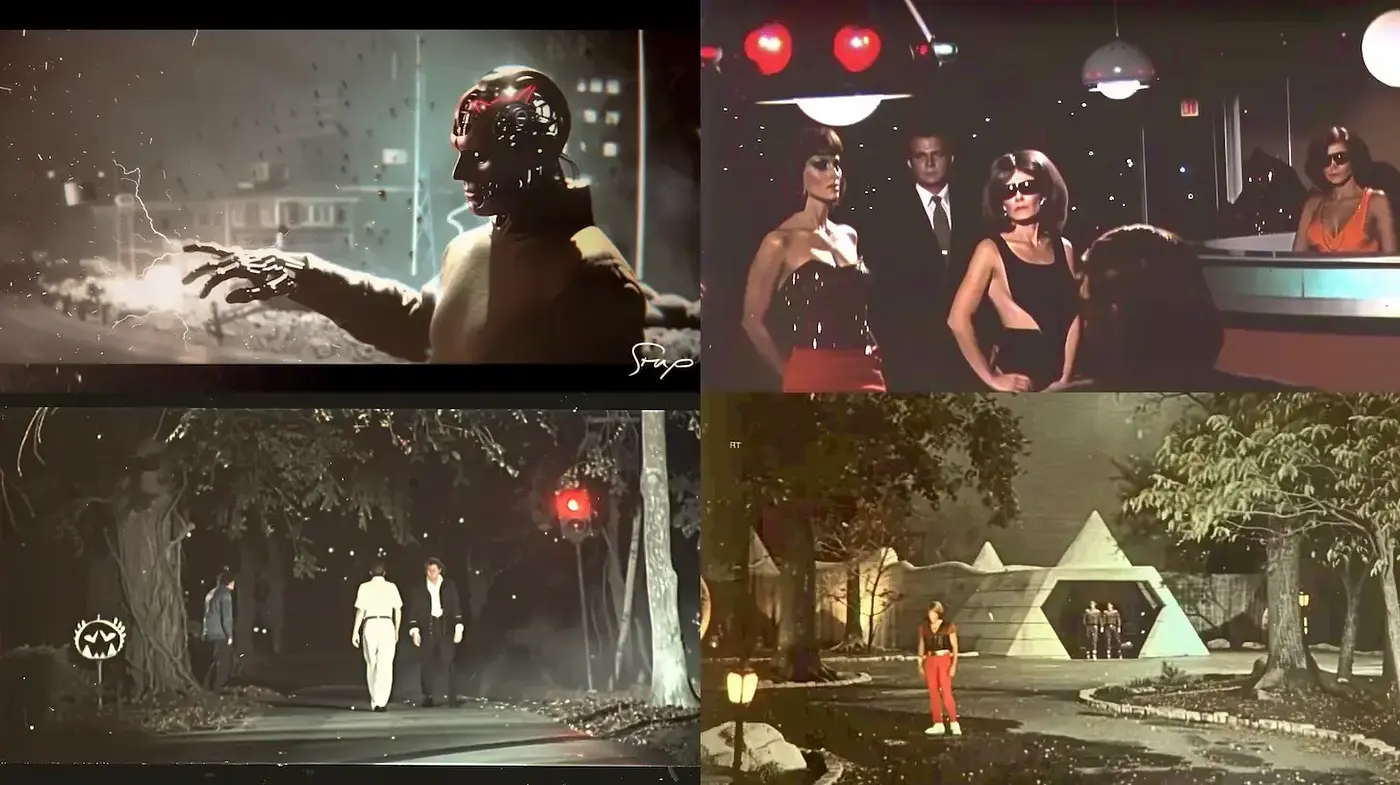 Mid-Century Modern Aesthetic with a Sci-Fi Touch - Midjourney sref style