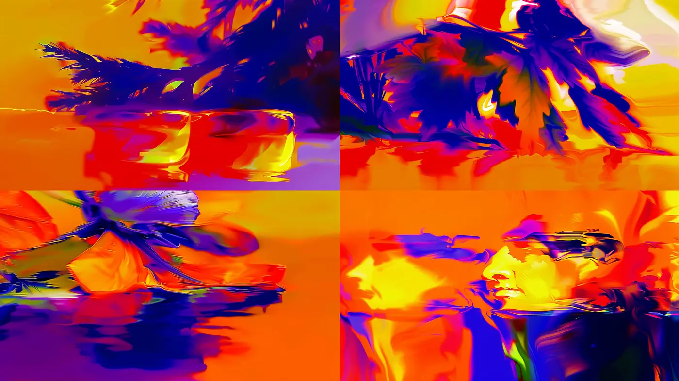 Vibrant Expressionism in Bold Abstract Forms - Midjourney sref style