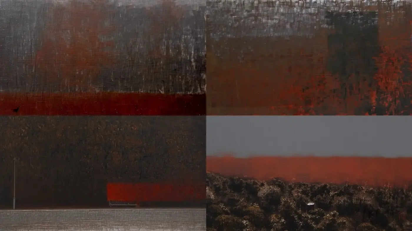Mood of Sublime Minimalism with a Warm Embrace of Earthy Tones and Textural Depth - Midjourney sref style