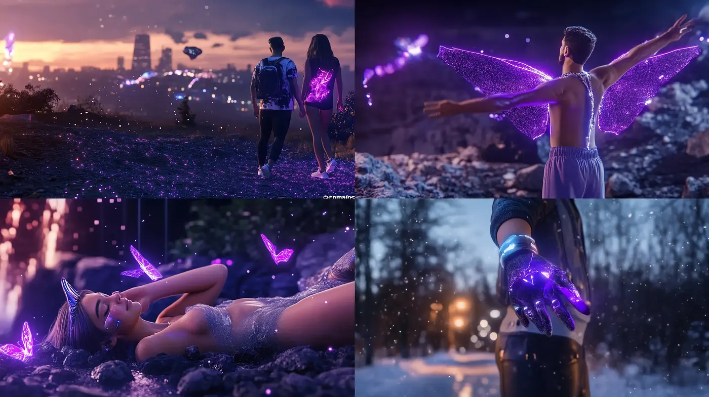 Twilight Dreamscapes with Luminous Fantasy Elements - Midjourney sref style