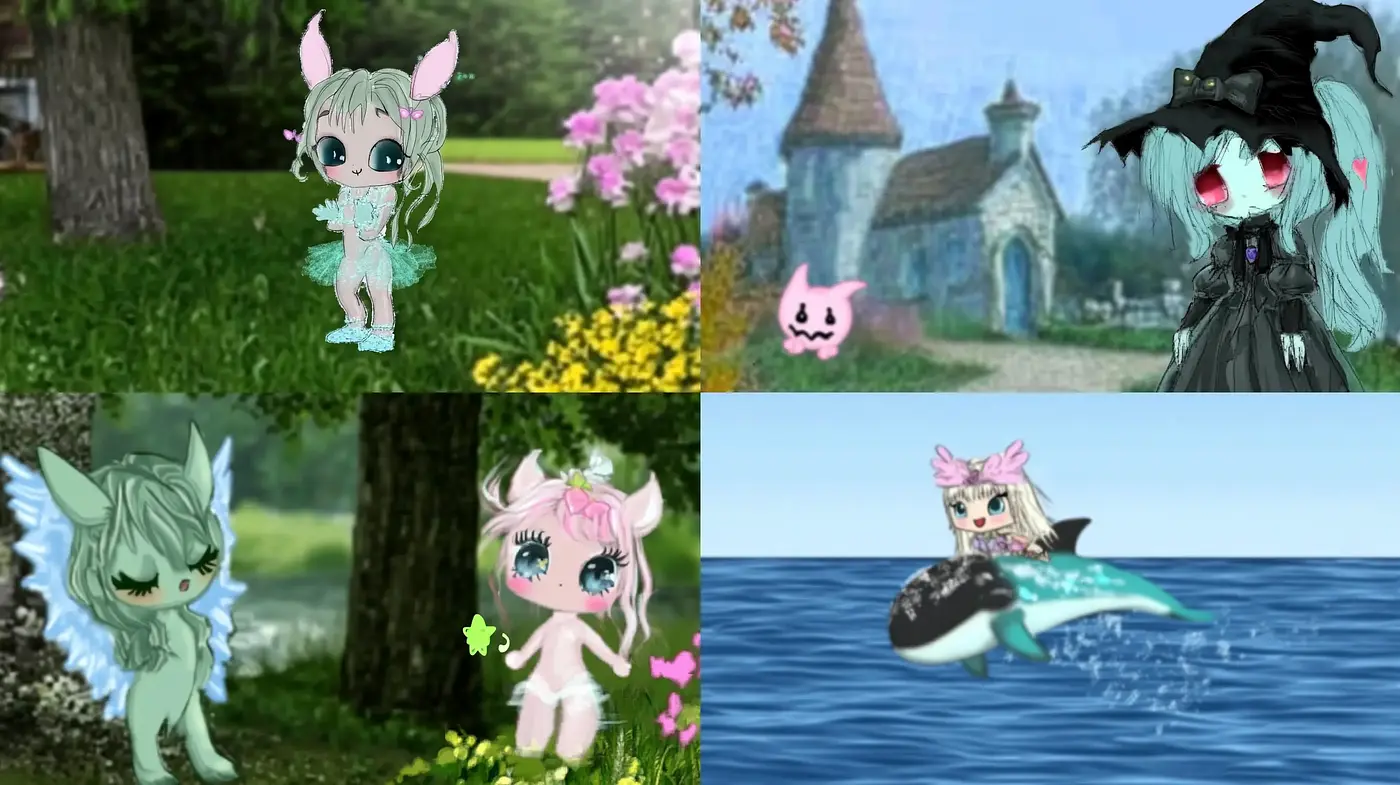 Fantastical Anime-inspired Pastel Dreamscape - Midjourney sref style