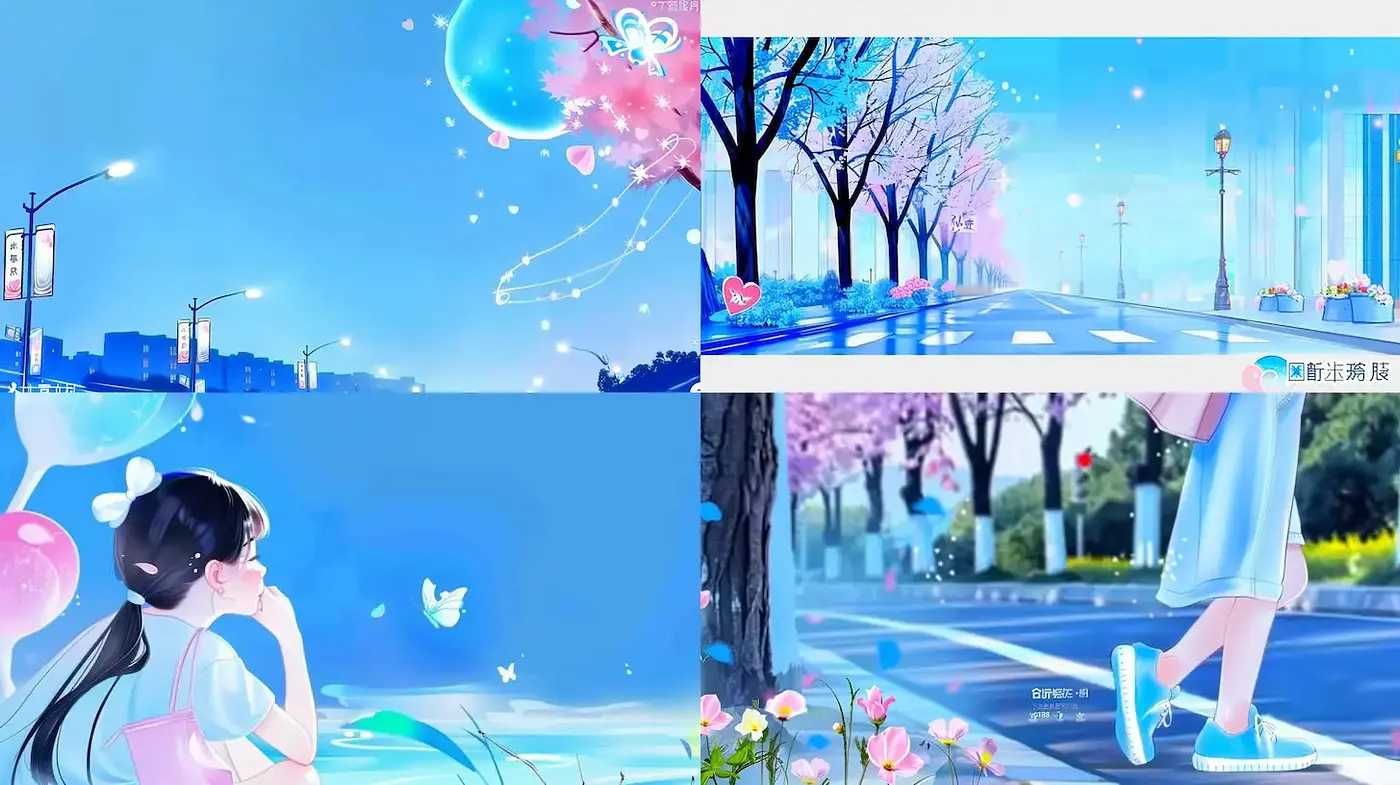Dreamy and Serene Digital Aesthetic with a Whimsical Touch - Midjourney sref style
