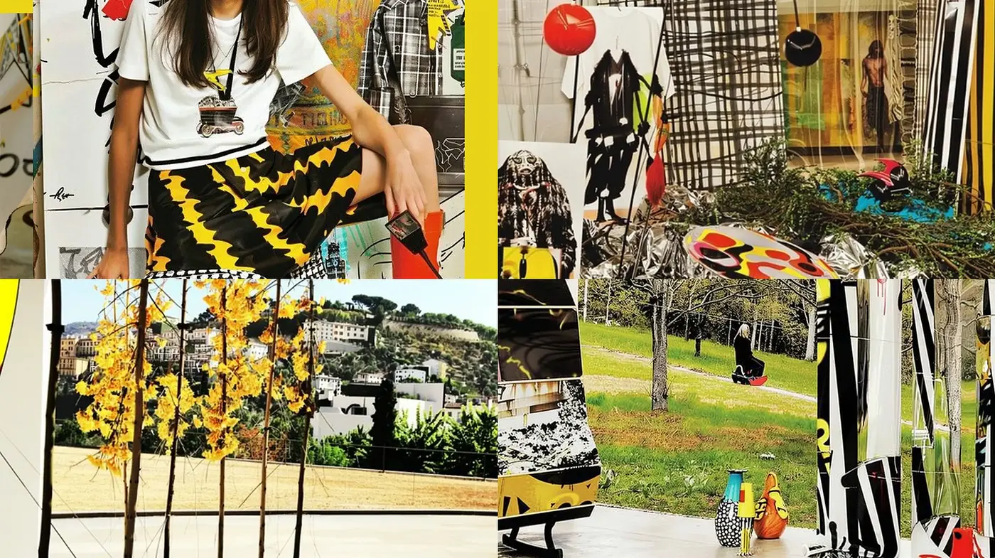 Abstract Collage Fusion with Urban Eclectic Influence - Midjourney sref style
