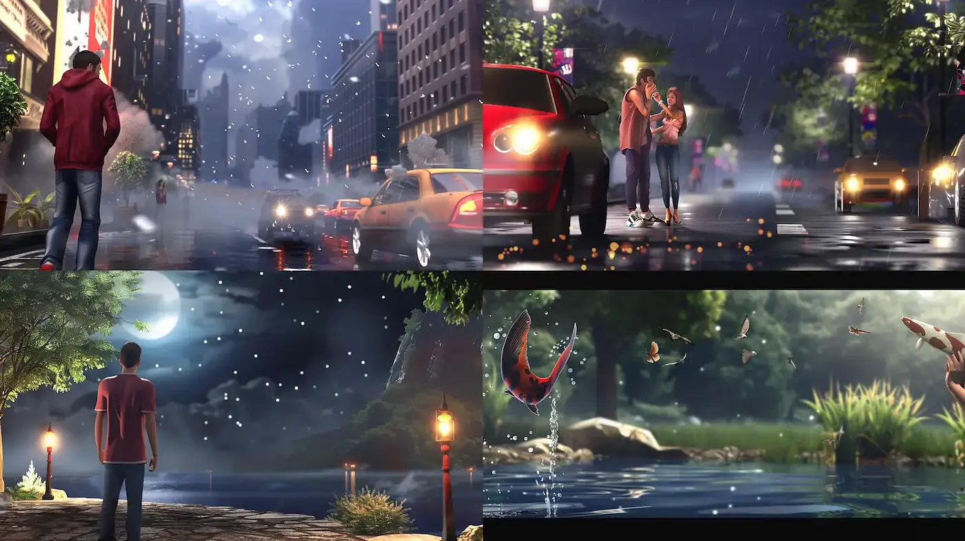 Cinematic Urban Dreamscapes: A Blend of Realism and Fantasy - Midjourney sref style