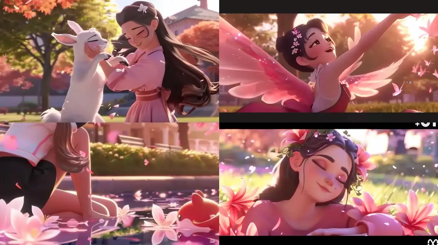 Whimsical and Enchantingly Colorful Animation with a Dreamlike Quality - Midjourney sref style