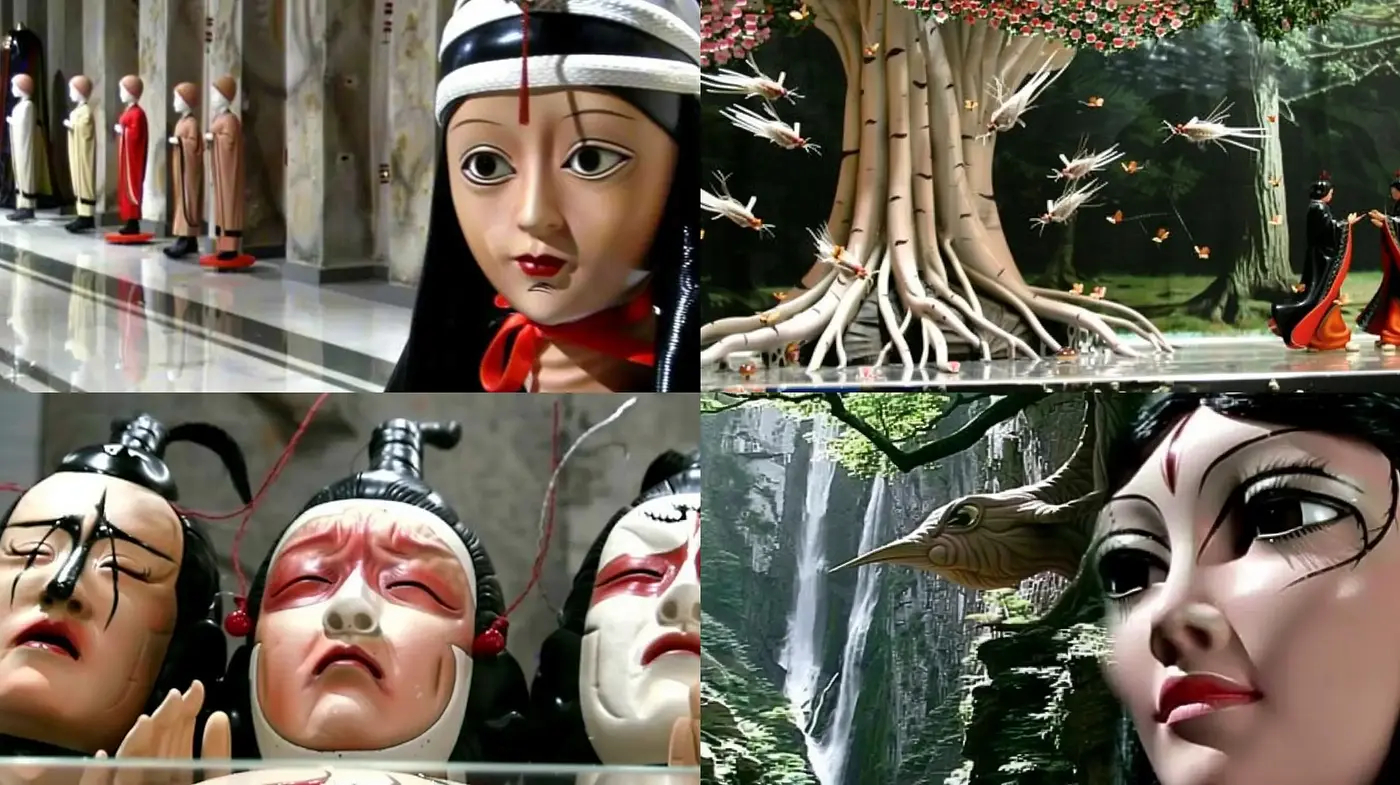 Enigmatic Dreamscapes with Surrealist Inspirations - Midjourney sref style