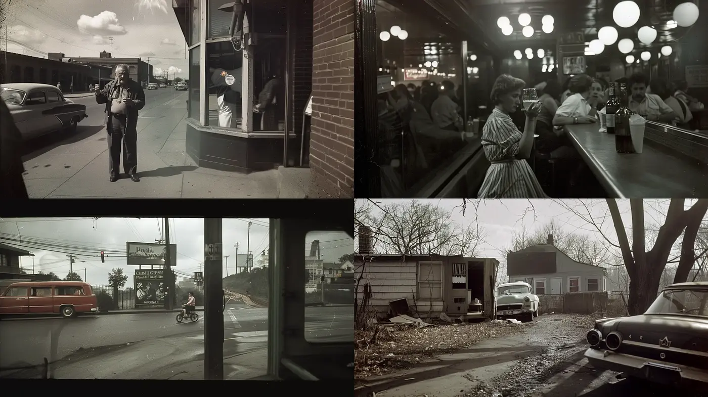 Timeless Sepia-Tinged Documentary Photography Style - Midjourney sref style