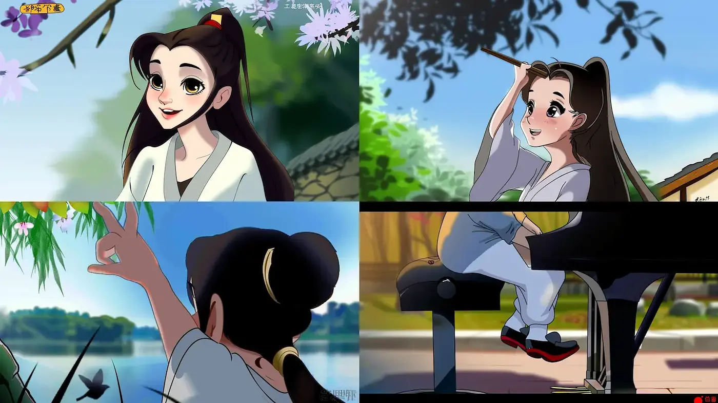 Vibrant and Playful Animation Inspired by Classic Storytelling - Midjourney sref style