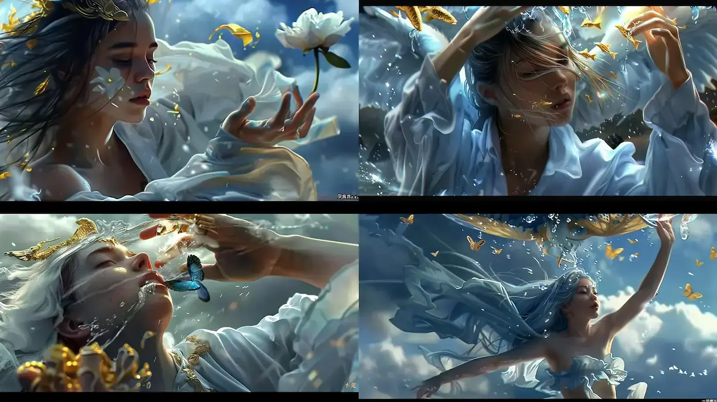 Ethereal and Dream-like Imagery with a Touch of Fantasy - Midjourney sref style