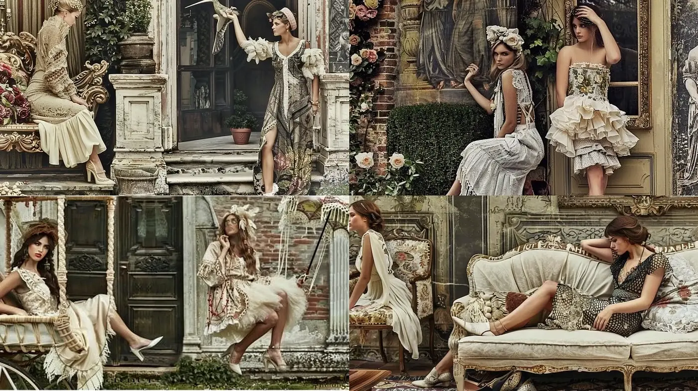 Elegance of Yesteryears: A Consistent Vintage Palette with Romantic Overtones - Midjourney sref style