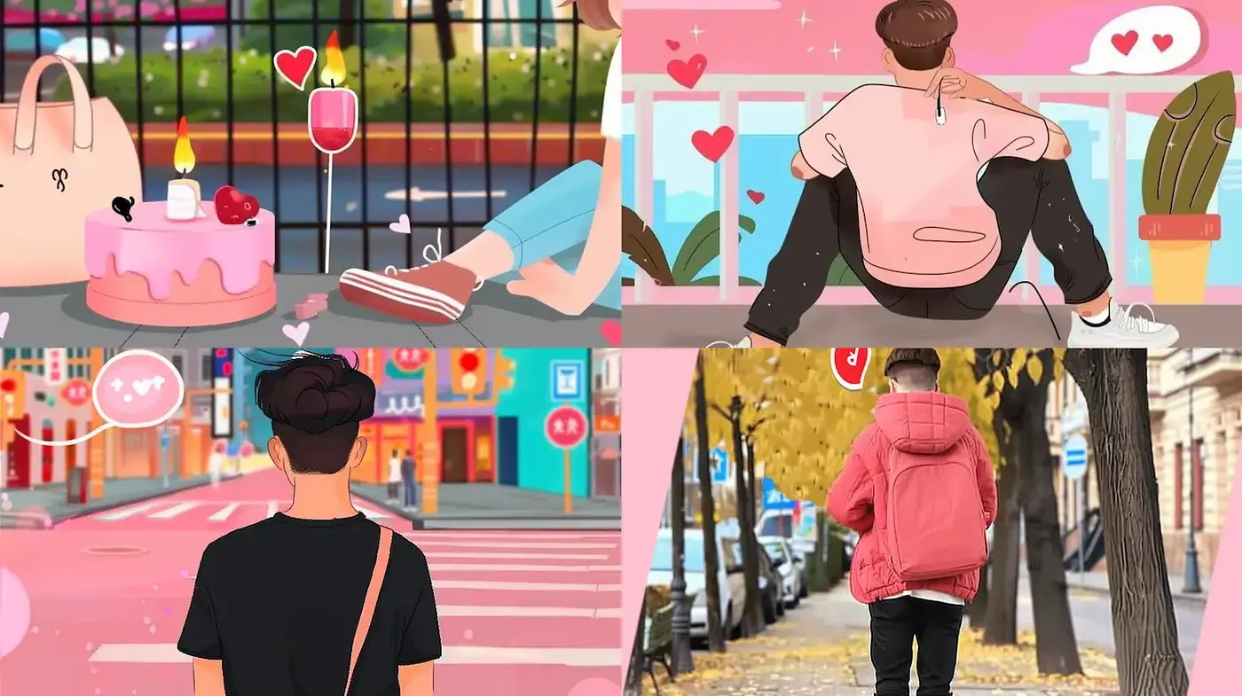Playful and Whimsical Digital Illustration Style with Contemporary Vibes - Midjourney sref style