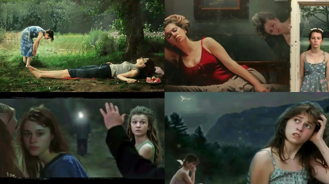 Evocative Transient Realism with a Cinematic Undercurrent - Midjourney sref style
