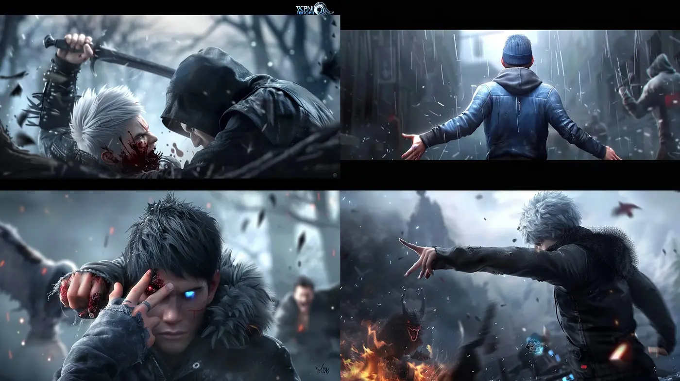 Ethereal Cinematic Realism with a Muted Palette and Dynamic Energy - Midjourney sref style