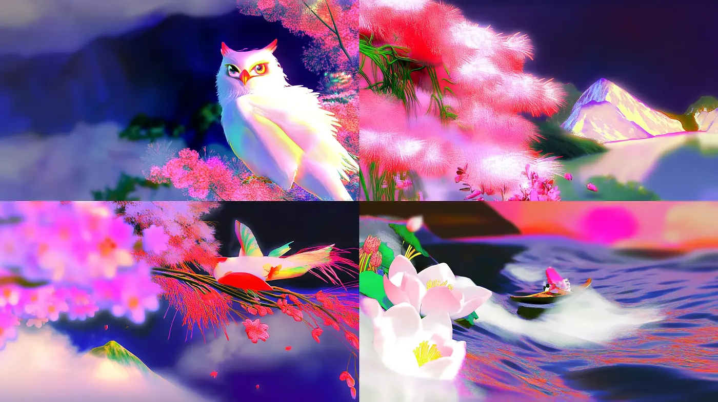 Ethereal Dreamscape Visions with a Surreal Luminous Glow - Midjourney sref style