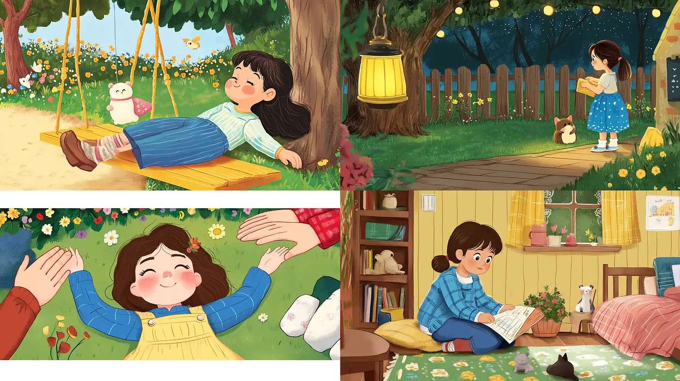 Consistent Whimsical Storybook Illustration Style - Midjourney sref style