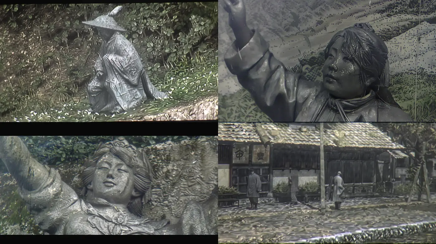 Monochromatic Echoes of a Bygone Era: A Study in Grayscale Textures and Nostalgia - Midjourney sref style