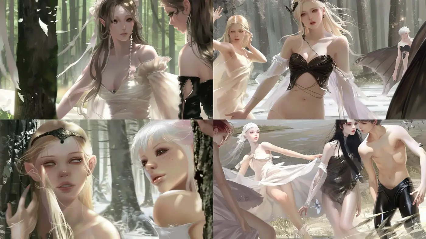 Ethereal Fantasy Portraiture with Elegiac Undertones - Midjourney sref style