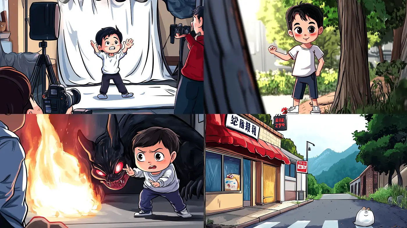 Youthful Adventure in Bright Anime-Inspired Illustrations - Midjourney sref style