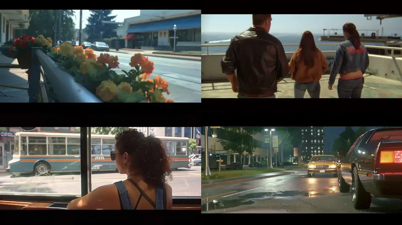 Cinematic Urban Nostalgia with Vibrant Textures and Soft Lighting - Midjourney sref style