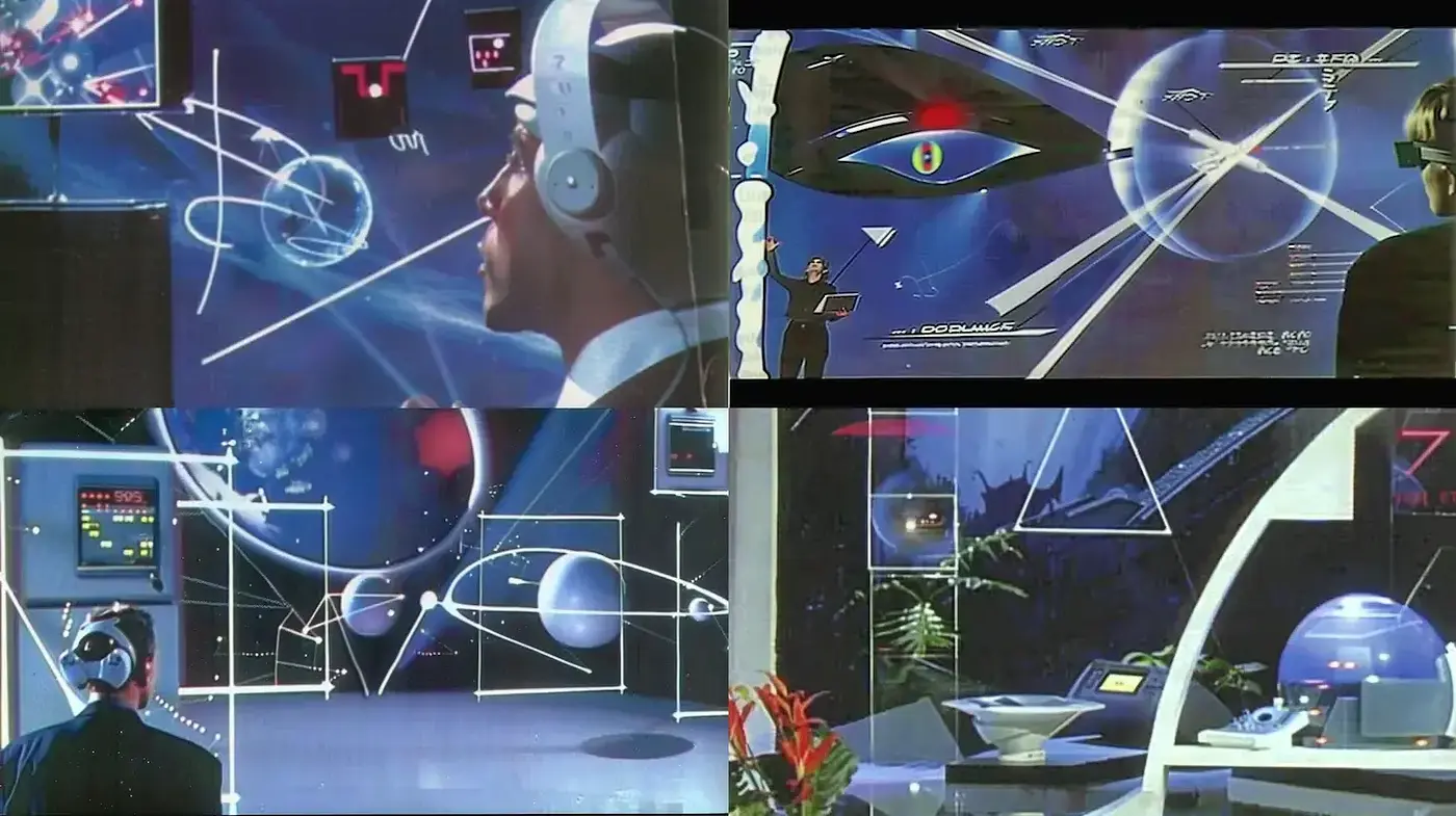 Futuristic Synthwave Aesthetic with Retro Sci-Fi Elements - Midjourney sref style