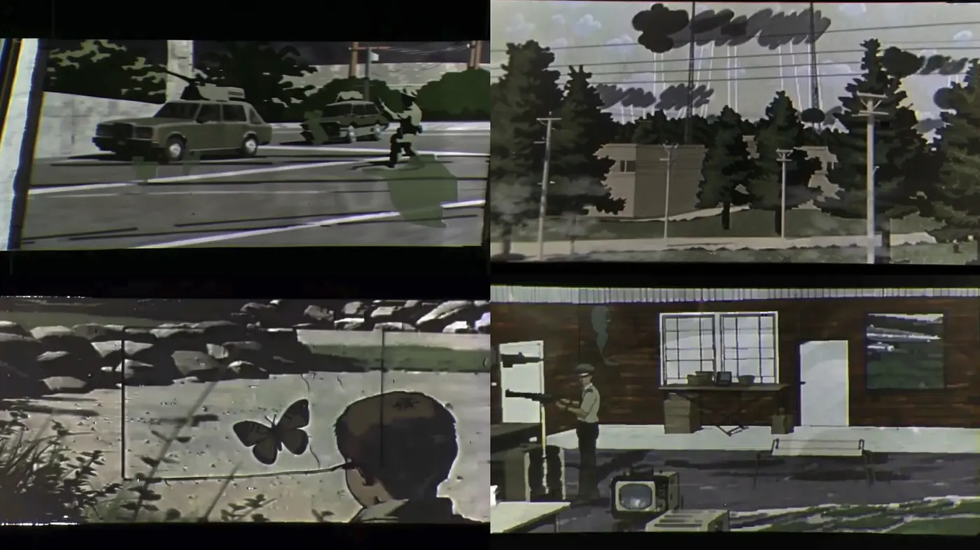 Monochrome Elegance with a Stylized Graphic Novel Influence - Midjourney sref style