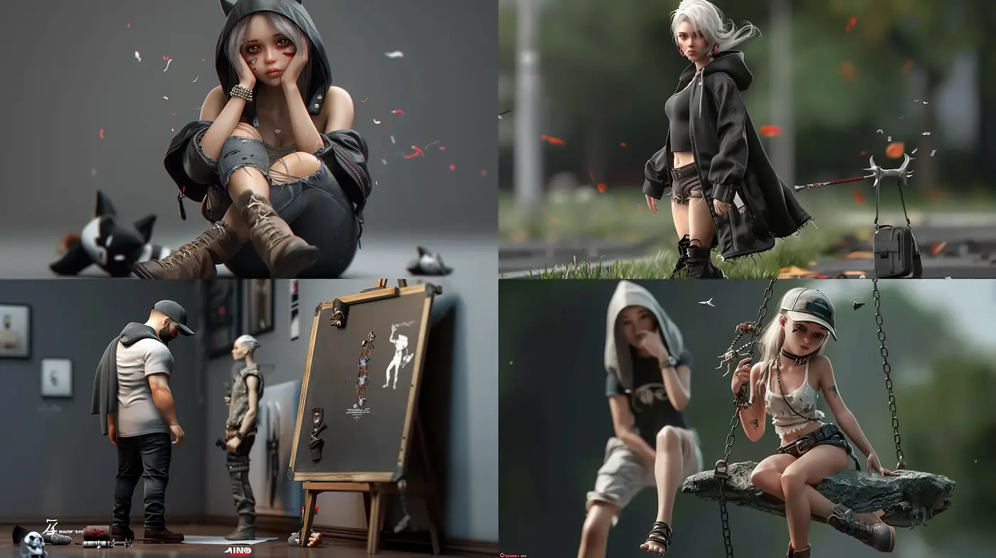 Contemporary Digital Realism with A Hint of Cinematic Flair - Midjourney sref style