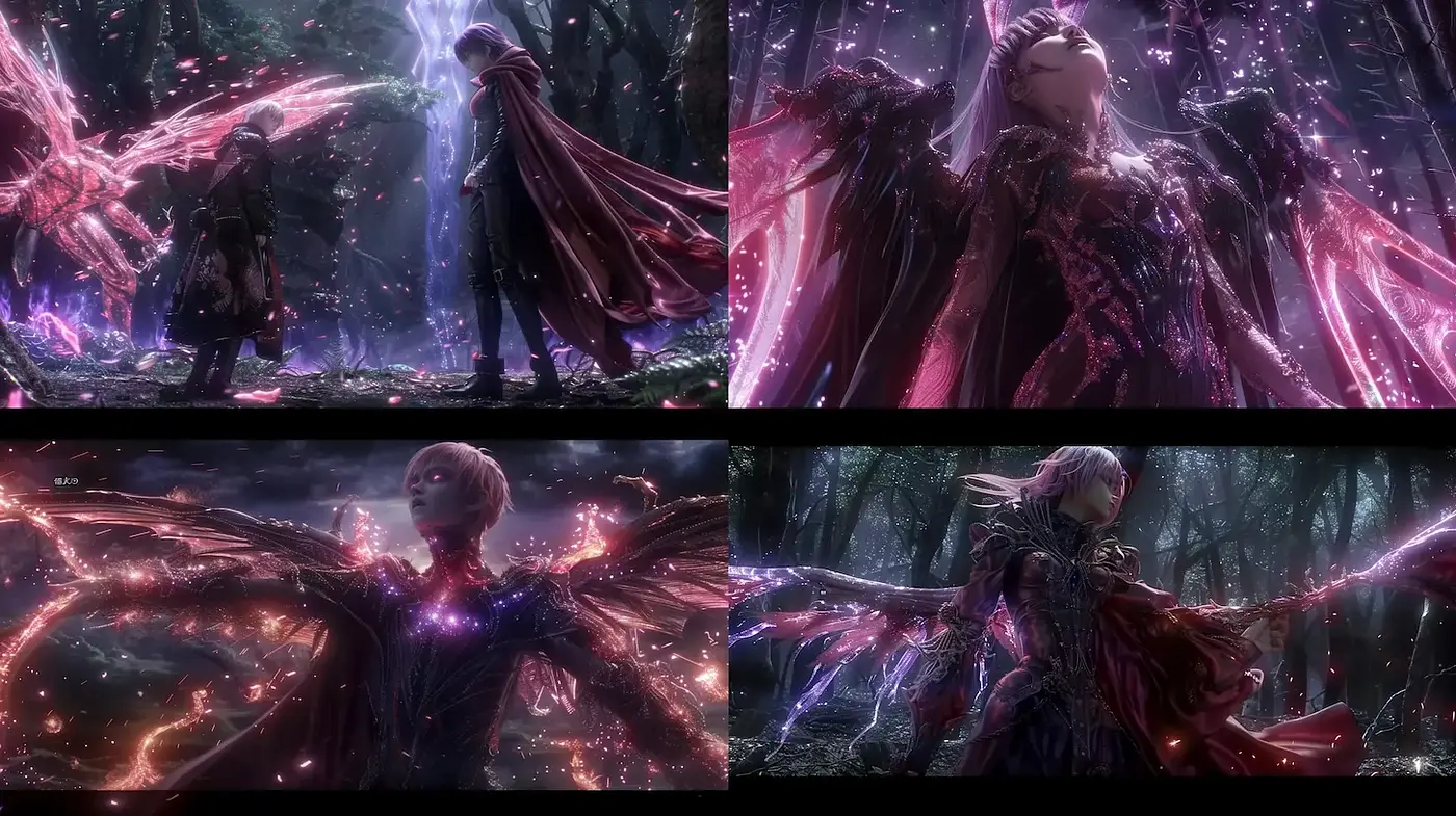 Captivating Fusion of Ethereal Fantasy and Dramatic Visuals - Midjourney sref style
