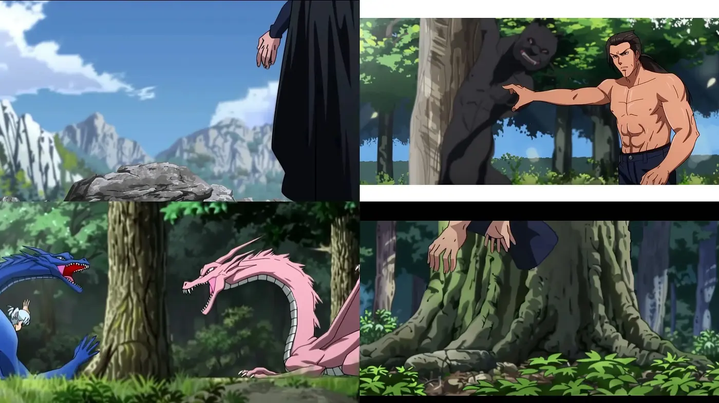 Enchanted Wilderness: A Fusion of Anime and Natural Fantasia - Midjourney sref style