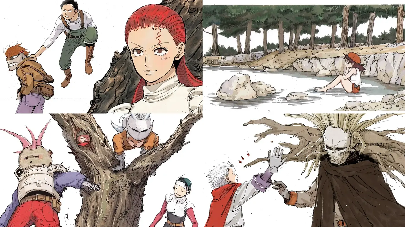 Harmonized Strokes of Anime Inspired Adventure - Midjourney sref style