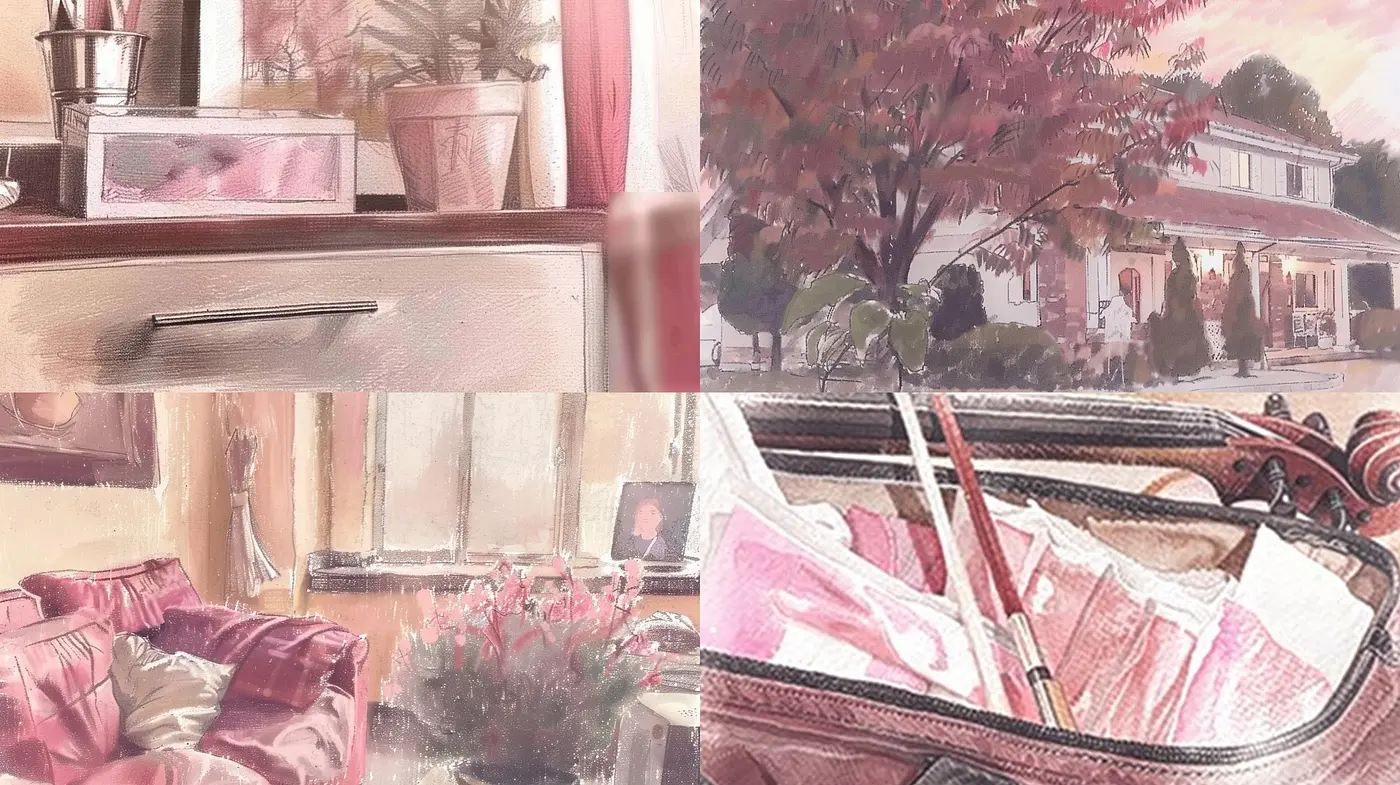 Pastel Brushwork Harmony: A Fusion of Soft Tones and Gentle Strokes - Midjourney sref style