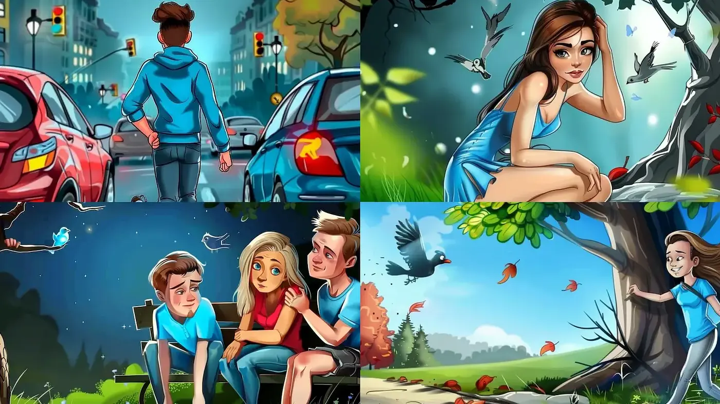 Vibrant and Playful Illustrative Style with a Touch of Whimsy - Midjourney sref style
