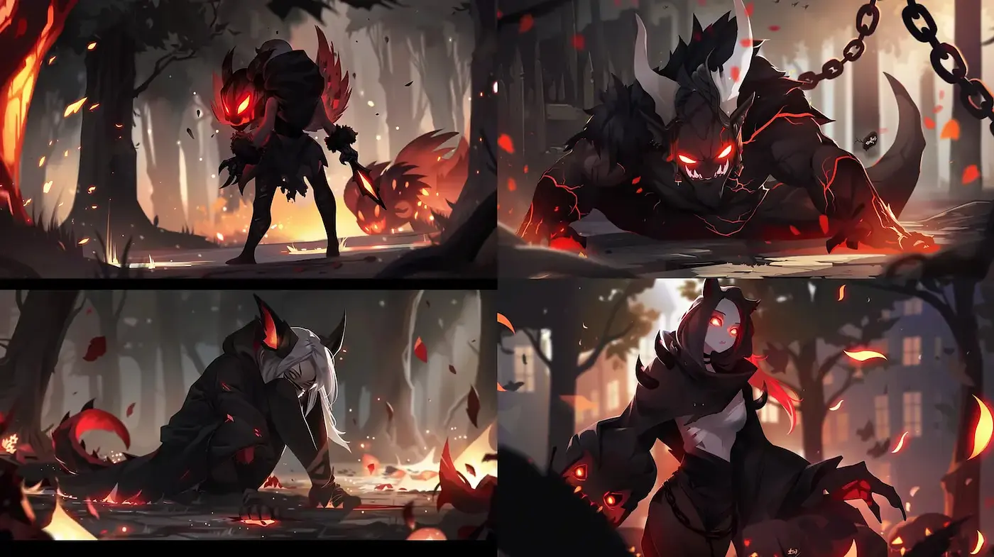 Dark Fantasy with a Dramatic Cinematic Atmosphere - Midjourney sref style