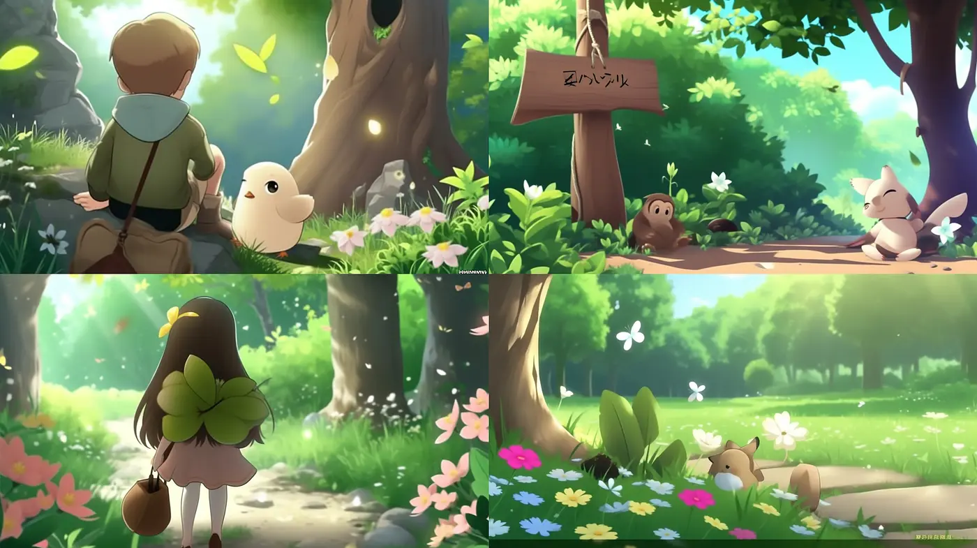 Serene Pastoral Symphony in Soft Hues Reflective of Ghibli and Anime Inspirations - Midjourney sref style