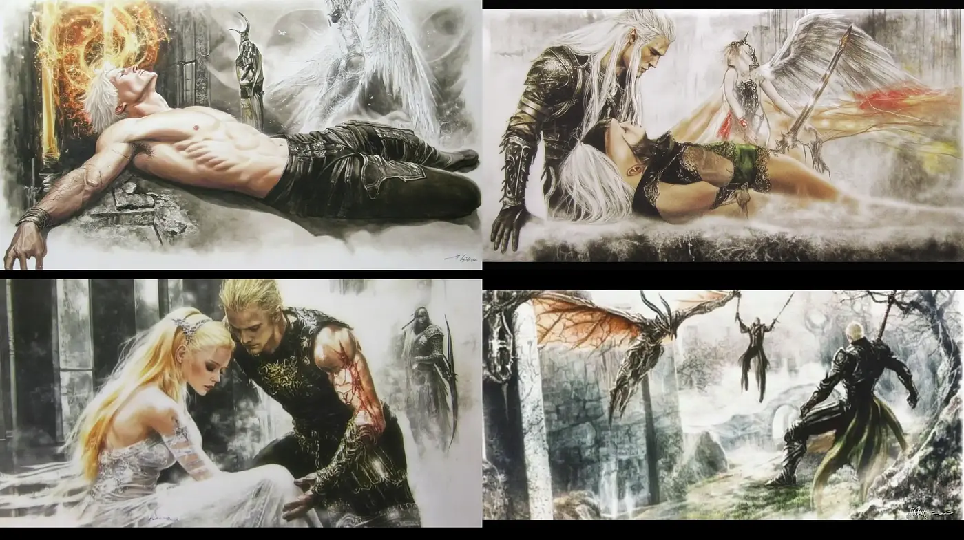 Ethereal Fantasy Art with a Soft Gothic Touch - Midjourney sref style