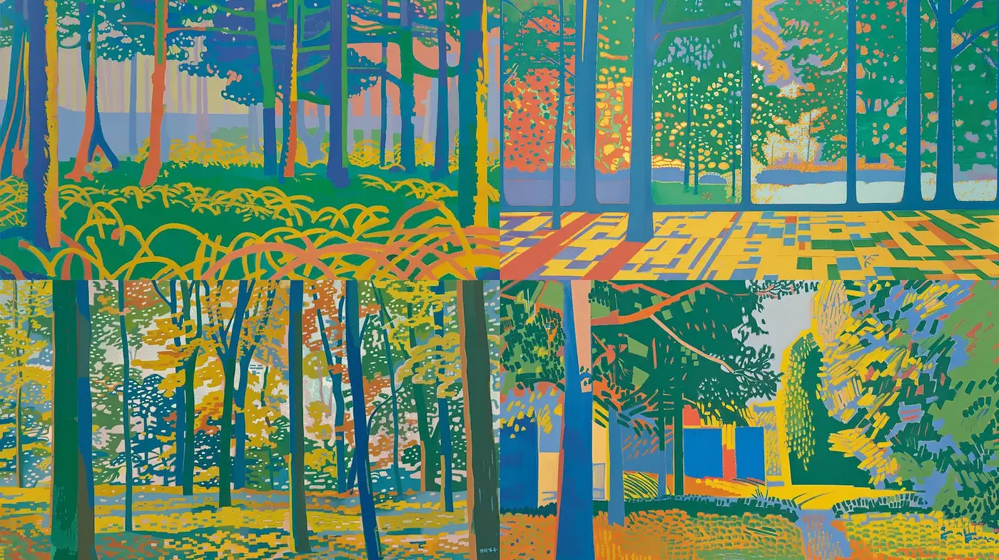 Vibrant Nature Inspired by Post-Impressionism with a Contemporary Twist - Midjourney sref style