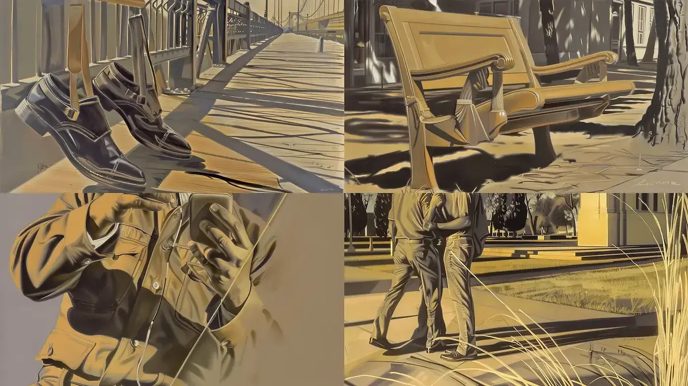 Consistent Artistic Theme with Vintage Influences and Earthy Tones - Midjourney sref style