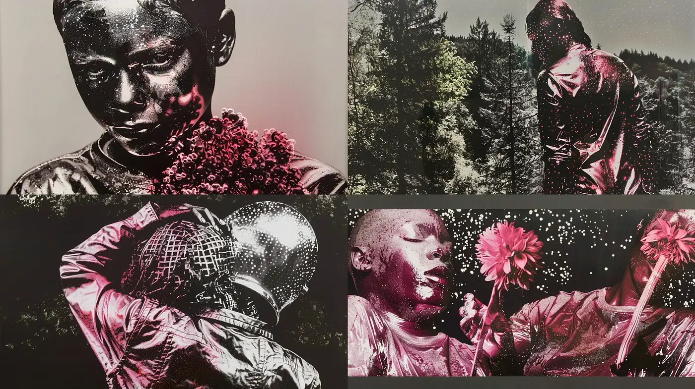 Moody Monochrome Tints with Surrealist Touch - Midjourney sref style