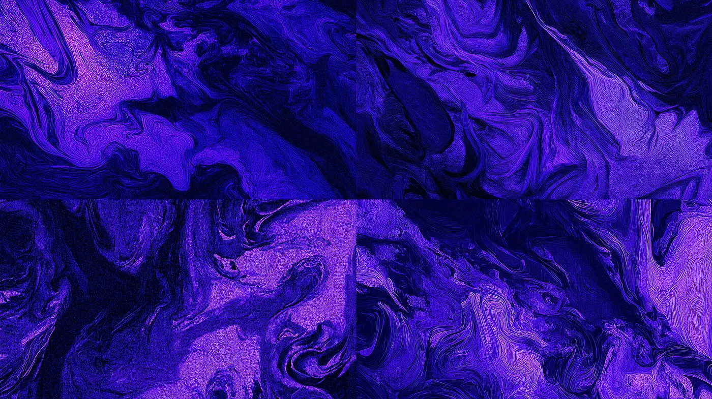 Consistently Fluid Purple Textures with Abstract Influences - Midjourney sref style