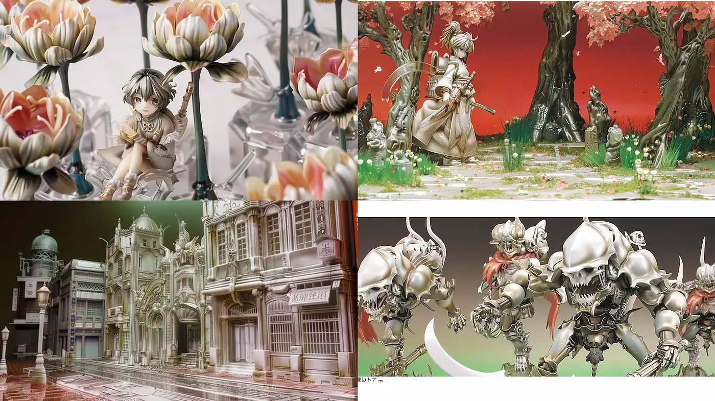 A Fusion of Fantasy and Urban Aesthetics with a Touch of Whimsy - Midjourney sref style