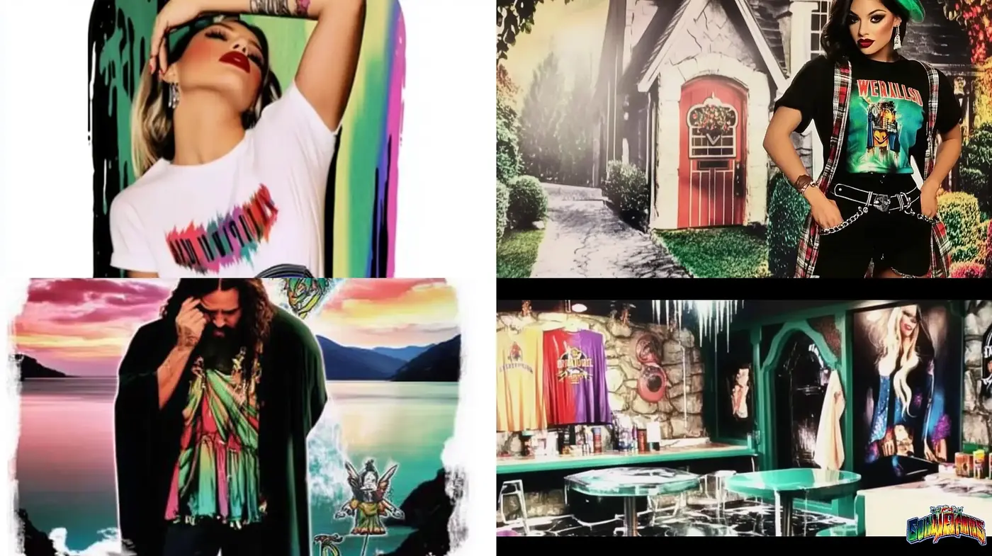 Eclectic Fusion of Surrealism and Pop Art with a Vintage Essence - Midjourney sref style