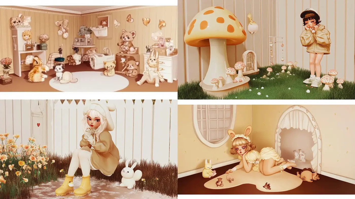 Warm Sepia-Toned Storybook Whimsy - Midjourney sref style